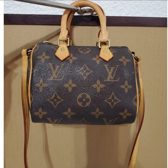 LOUIS VUITTON Monogram Nano Speedy Bag - Picture 3 of 16